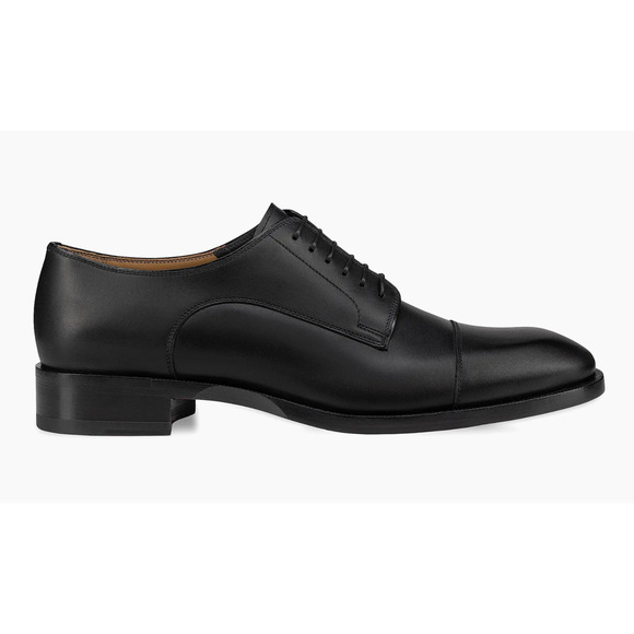 Christian Louboutin Cortomale Flat Black Leather Dress Oxford Derby Loafer 43 10 main image 7